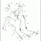 FLSTSE3 1PY9 CVO SOFTAIL CONVERTIBLE (2012) OIL TANK & LINES