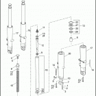 FLHTCUTG 1MAM TRI GLIDE ULTRA CLASSIC (2012) FORK, FRONT, LEFT & RIGHT