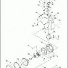 FLHP 1FHM ROAD KING POLICE (2012) NACELLE & HEADLAMP - FLHP