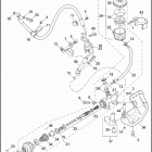 XL883N 4LE2 IRON 883 (2012) BRAKE, MASTER CYLINDER, REAR - 883L / N / R, 1200C / CP ...