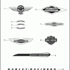 FLSTF 1BX5 FAT BOY (2012) FUEL TANK TRIM