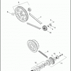 FLHTCUTG 1MAM TRI GLIDE ULTRA CLASSIC (2012) BELT, CHAINS & SPROCKETS