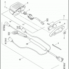 FLHXSE3 1PZ8 CVO STREET GLIDE (2012) TAIL LAMP - CANADA, HDI, ENGLAND, & JAPAN