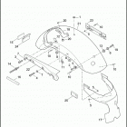 XL883N 4LE2 IRON 883 (2012) FENDERS, REAR - 883L / R / 1200C / CP (ALL), 883N / 1200...