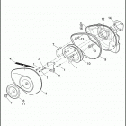 FXDC 1GV4 DYNA SUPER GLIDE CUSTOM (2012) Воздушный фильтр