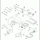 FLHTC 1FFM ELECTRA GLIDE CLASSIC (2012) FENDERS, FRONT