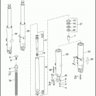 FLHR 1FBM ROAD KING (2012) FORK, FRONT, LEFT & RIGHT (NON-FAIRING MODELS)