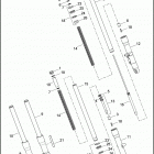 FLD 1GZ4 DYNA SWITCHBACK (2012) FORK, FRONT - FLD