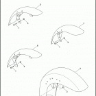 FXDC 1GV4 DYNA SUPER GLIDE CUSTOM (2012) FENDERS, FRONT