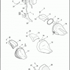 FXS 103 1JPV BLACKLINE (2012) SEATS - FLS, FLSTC, FLSTF, FLSTFB & FLSTN