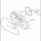 XL883N 4LE2 IRON 883 (2012) INSPECTION COVER & PRIMARY COVER