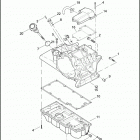 FLHTCUSE7 1PR8 CVO ULTRA CLASSIC (2012) TRANSMISSION HOUSING, TOP COVER & OIL PAN
