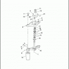 FLHTC 1FFM ELECTRA GLIDE CLASSIC (2012) FORK BRACKETS, FRONT