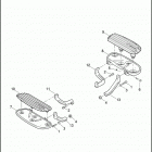 FLTRXSE 1TC8 CVO ROAD GLIDE (2012) FOOTBOARDS