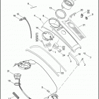 FLHR 1FBM ROAD KING (2012) INSTRUMENTS, FUEL TANK - FLHR & FLHRC