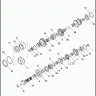 XL883N 4LE2 IRON 883 (2012) TRANSMISSION GEARS