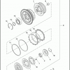 FLHTCUSE7 1PR8 CVO ULTRA CLASSIC (2012) Сцепление