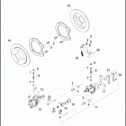 FLHTCUTG 1MAM TRI GLIDE ULTRA CLASSIC (2012) BRAKE CALIPER, REAR