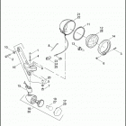 FLHTCUSE7 1PR8 CVO ULTRA CLASSIC (2012) PASSING LAMPS & TURN SIGNALS, FRONT