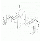 FLHR 1FBM ROAD KING (2012) WINDSHIELD - FLHR & FLHRC