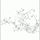 XL883N 4LE2 IRON 883 (2012) EXHAUST SYSTEM - 883L / N / R, 1200C / CP / N / V / X