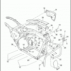 FLHTC 1FFM ELECTRA GLIDE CLASSIC (2012) FRAME & JIFFY STAND