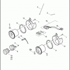 FLHTC 1FFM ELECTRA GLIDE CLASSIC (2012) INSTRUMENTS - FLHTC, FLHTCU, FLHTK & FLHX