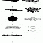 FLHTCU 1FCM ULTRA CLASSIC (2012) FUEL TANK TRIM