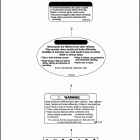 FLSTSE3 1PY9 CVO SOFTAIL CONVERTIBLE (2012) Лейбл предостережения