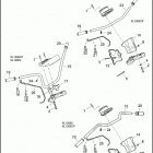 XL1200V 1LF3 SEVENTY-TWO (2012) HANDLEBAR & THROTTLE CONTROL - 1200C / CP / V