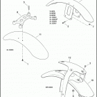 XL883N 4LE2 IRON 883 (2012) FENDERS, FRONT