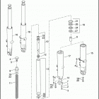 FLHP 1FHM ROAD KING POLICE (2012) FORK, FRONT, LEFT & RIGHT (NON-FAIRING MODELS)