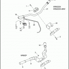 VRSCF 1HPH V-ROD MUSCLE (2012) HANDLEBAR & THROTTLE CONTROL