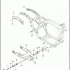 FLHXSE3 1PZ8 CVO STREET GLIDE (2012) FRAME & FORK, REAR