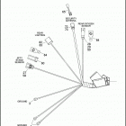 FXDC 1GV4 DYNA SUPER GLIDE CUSTOM (2012) WIRING HARNESS, MAIN, NON-ABS (2 OF 5)