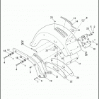 FLSTSE3 1PY9 CVO SOFTAIL CONVERTIBLE (2012) FENDER, REAR