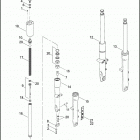 FLSTF 1BX5 FAT BOY (2012) FORK, FRONT - FLS, FLSTC, FLSTF, FLSTFB & FLSTN