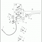 FLHXSE3 1PZ8 CVO STREET GLIDE (2012) Привод управления сцеплением