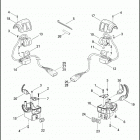 FLTRXSE 1TC8 CVO ROAD GLIDE (2012) SWITCHES, HANDLEBAR