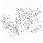 XL883N 4LE2 IRON 883 (2012) CRANKCASE & GEARCASE - 883L / N / R, 1200C / CP / N / V ...