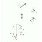FLSTSB 1JM5 CROSS BONES (2011) BRAKE LINES, FRONT, NON-ABS