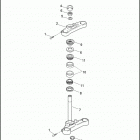 FXDC 1GV4 DYNA SUPER GLIDE CUSTOM (2012) FORK BRACKETS, FRONT