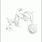 FLSTSE3 1PY9 CVO SOFTAIL CONVERTIBLE (2012) Клаксон