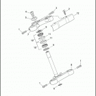XL883N 4LE2 IRON 883 (2012) FORK BRACKETS, FRONT - 883L / N / R, 1200C / CP / N / V ...