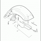 FLHXSE3 1PZ8 CVO STREET GLIDE (2012) TAIL LAMP & TURN SIGNALS, REAR