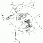 FXDC 1GV4 DYNA SUPER GLIDE CUSTOM (2012) Топливный бак