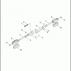 FLTRXSE 1TC8 CVO ROAD GLIDE (2012) FOOTPEGS