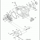 FLTRXSE 1TC8 CVO ROAD GLIDE (2012) TRANSMISSION BEARINGS & COVERS