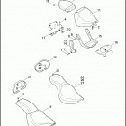 FXST 1BV5 SOFTAIL STANDARD (2011) SEATS - FXCWC, FXS & FXST