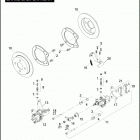 FLHTCUTG 1MAM TRI GLIDE ULTRA CLASSIC (2011) BRAKE CALIPER, REAR